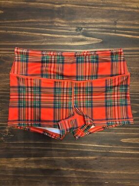 Rokfit Celia Gabbiani Collab “CeCe” shorts medium red plaid